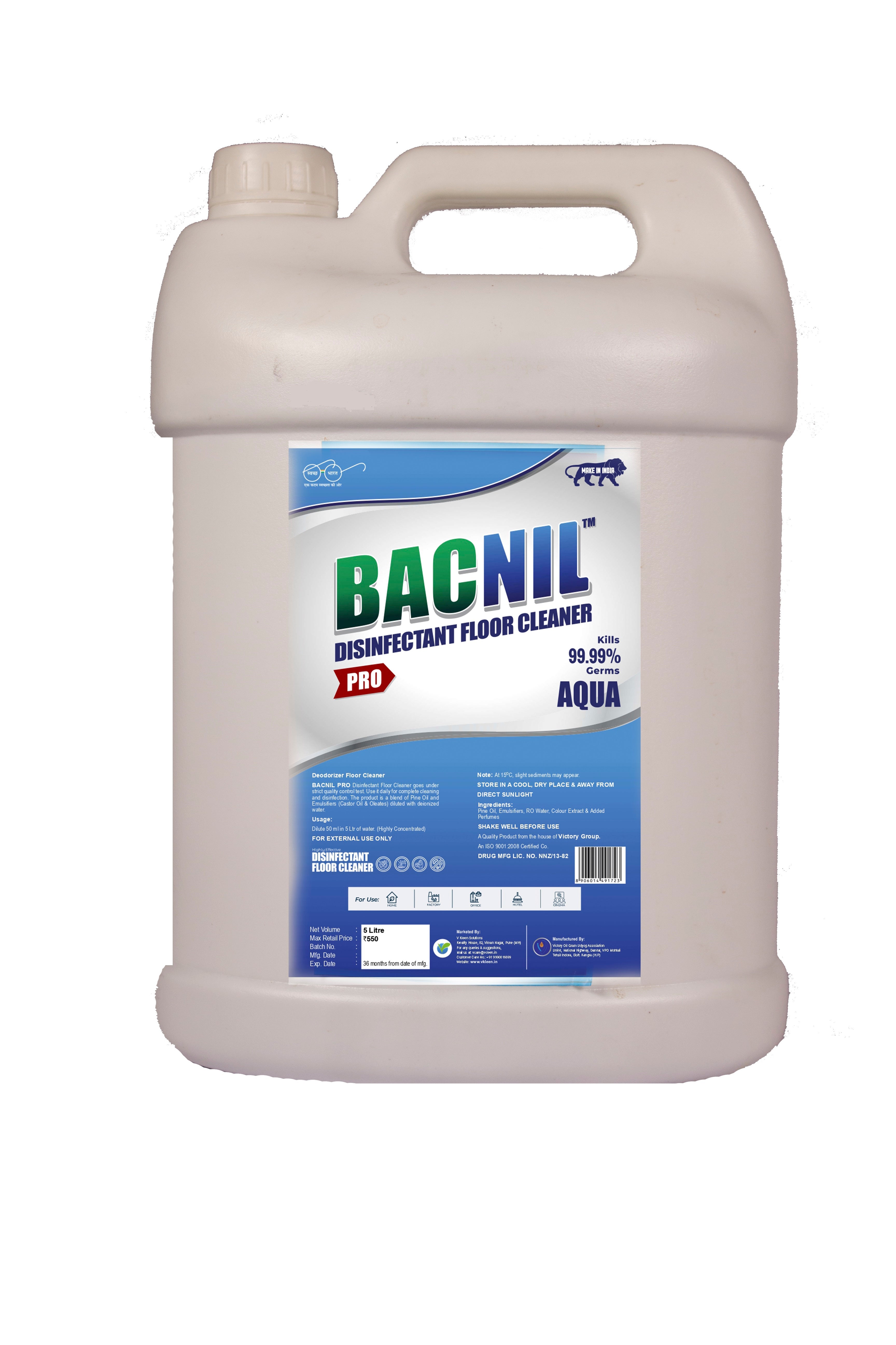 Bacnil Pro - Aqua Floor Cleaner